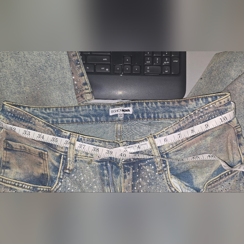 Bling Bling Denim Pant Set - Picture 7 of 7